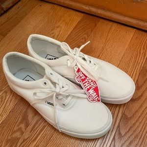 White Canvas Vans